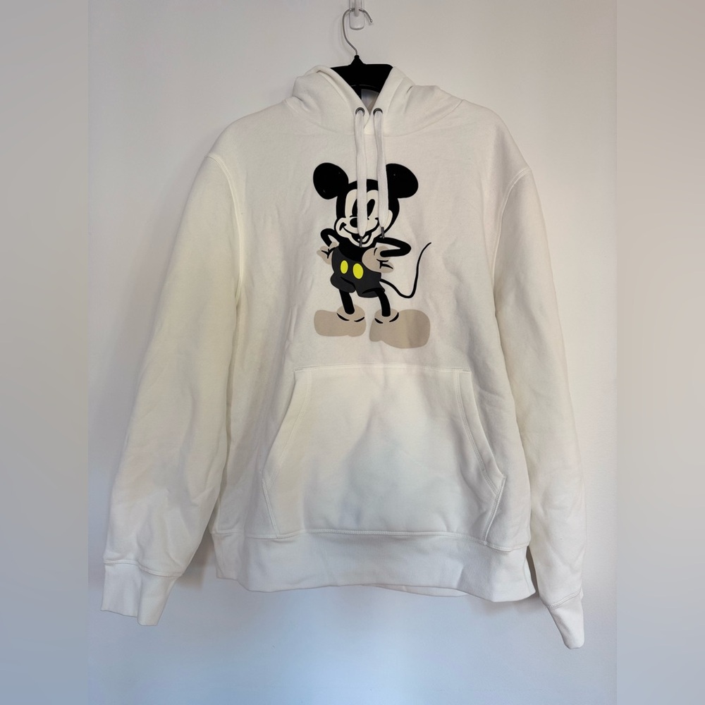 Disney White Mickey Mouse Hoodie for Men